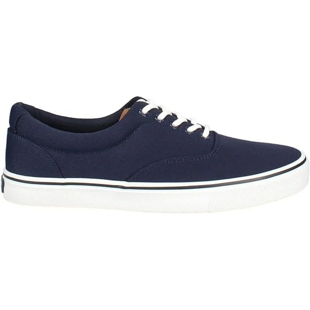 IZOD Rangley Mens Navy Blue Canvas Memory Foam Lace Up Sneakers Size 9.5 NEW - Picture 5 of 6